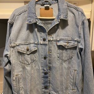 Used large jacket jeans Levi’s looks new